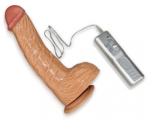 Lovetoy - 8.7" Real Extreme Vibrating Dildo - Flesh photo