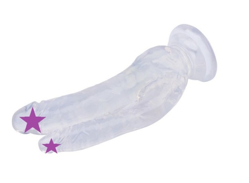 Chisa - 8″ Double Dildo - Clear photo