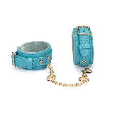 Liebe Seele - Lamb Leather Wrist Cuffs - Blue 照片