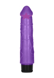 GC - 8" Thick Vibro Dildo - Purple 照片