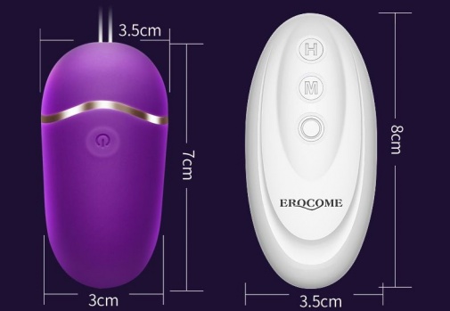 Erocome - 小熊座 - 無線遙控震蛋 - 紫色 照片