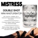 	 Mistress - Double Shot 貫通型口部連肛門飛機杯 - 透明色 照片-5