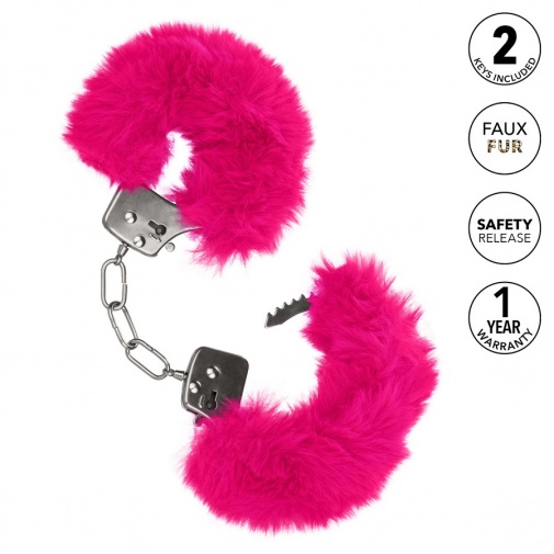 CEN - Ultra Fluffy Furry Cuffs - Pink 照片