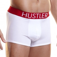 Hustler - Logo Elastic Microfiber Trunk - White - M photo