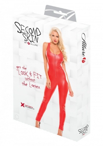 Allure - Seductively Catsuit - Red - S/M photo