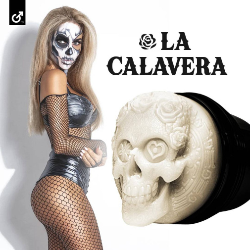 Fleshlight - La Calavera Fantasy Masturbator - White 照片