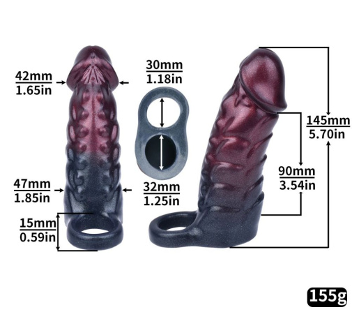 FAAK - Snake Cock Sleeve - Dark Warrior 照片