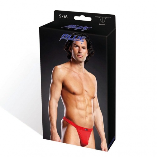 Blueline - Performance Microfiber Thong - Red - S/M photo