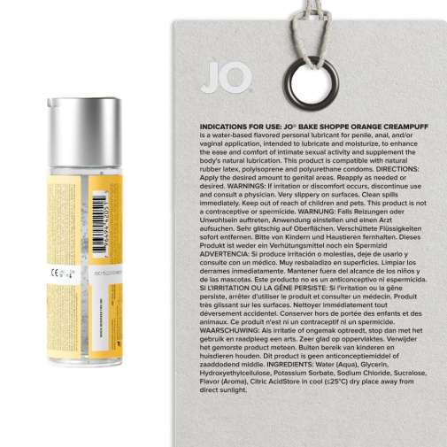 JO - H2O Bake Shoppe Orange Creampuff Lubricant - 60ml photo