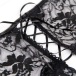 Ohyeah - Open Floral Lace Panty - Black - XL photo-9