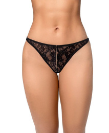 Mapale - 133 Lace Thong w Chain - Black - S/M 照片