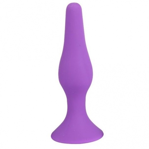 MT - Silicone Anal Plug 100x32mm - Purple photo