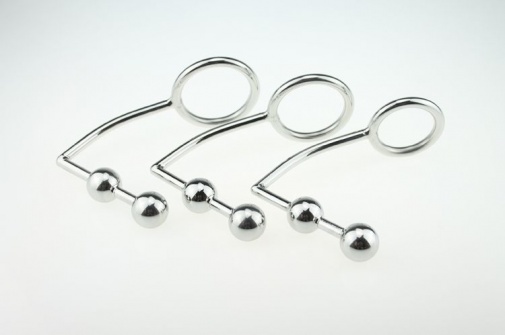 MT - Cock Ring 40mm with 2 Anal Balls photo