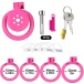 FAAK - Resin Chastity Cage 45mm w Catheter - Pink 照片-8