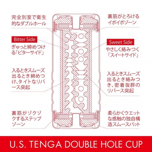 Tenga - US 双重享受飞机杯 - 加大版 照片