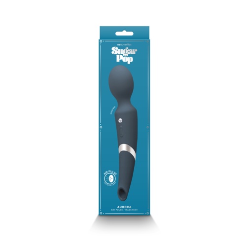 NS Novelties - Sugar Pop Aurora Air Pulse Massager - Blue photo