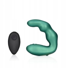 Ouch - Bent Prostate Massager - Metallic Green photo