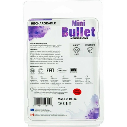 PowerBullet - Mini Bullet Vibrator - Purple 照片