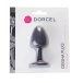 Dorcel - 重力滚球水晶底座后庭塞 细码 - 黑色 照片-2