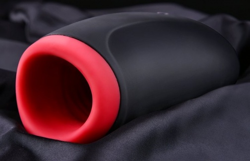 Erocome - 唧筒座 电动吸啜飞机杯 - 黑/红色 照片