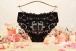 SB - Floral Panties w Open Back - Black photo-9