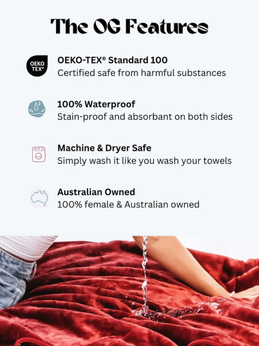 Splash Blanket - The OG Bonded - Moon Blood - S photo