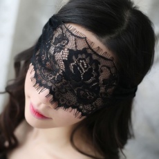 SB - 蕾絲眼罩 - 黑色 照片
