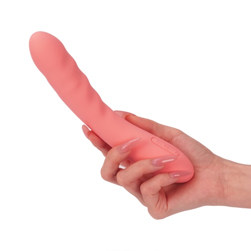 SVAKOM - Ava Neo Interactive Thrusting Vibrator - Peach Pink photo