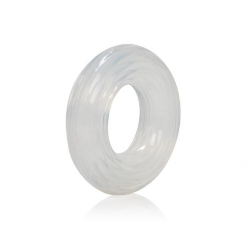 CEN - 優質矽膠陰莖環 大碼 - 透明 照片