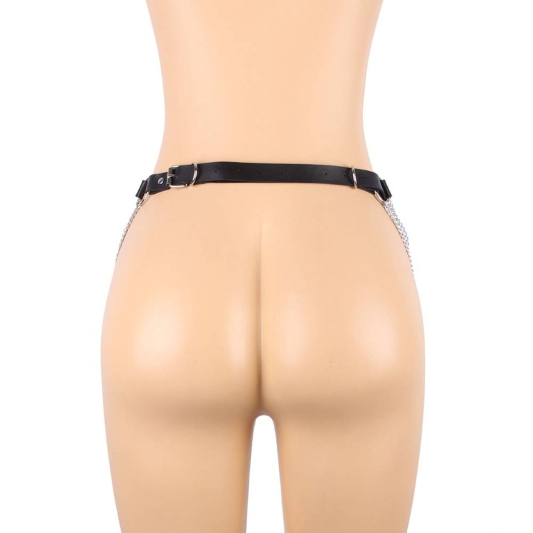 Ohyeah - Punk All-Match Chain Belt - Black photo