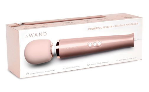 Le Wand - Powerful Plug-In Massager - Rose Gold photo