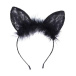 Drywell - A01 Kitty Lace Ears - Black photo