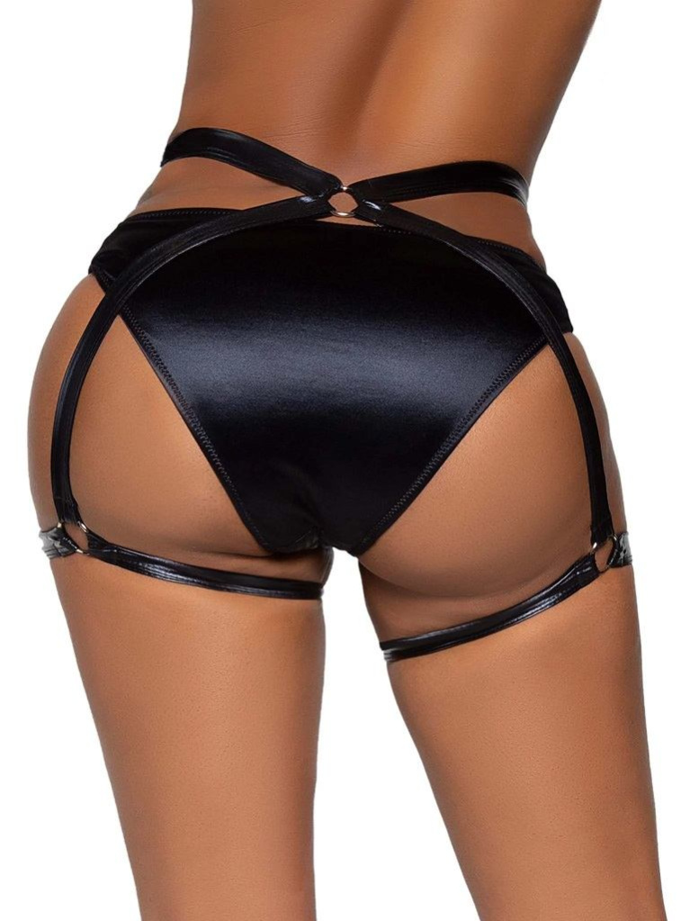 Leg Avenue - Side Piece Butt Harness - Black photo