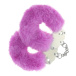 Ouch - Heavy-Duty Fluffy Hand Cuffs - Purple 照片