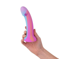 Easytoys - 夜光糖果漩渦紋 假陽具 19cm - 粉紅色 照片