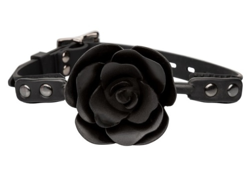 CEN - 禁忌的可拆卸式玫瑰口塞 - 黑色 照片