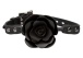 CEN - 禁忌的可拆卸式玫瑰口塞 - 黑色 照片-3