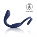 Arosum - VibraDuo 前列腺按摩器連陰莖環 - 藍色 照片-6