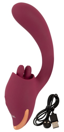 Javida - Licking 2 Function Vibrator - Purple photo