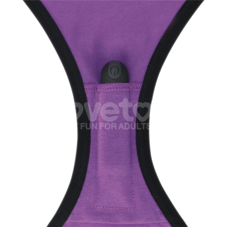 Lovetoy - Slide Vibrating Panties S - Purple photo