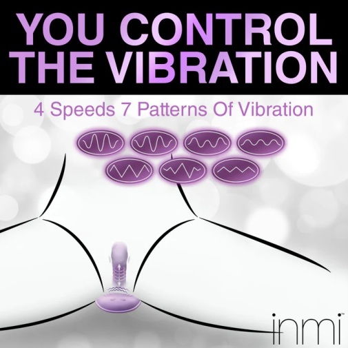 Inmi - Thrust 'N' Grind Vibrator - Purple photo