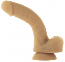 Addiction - Andrew 8'' Bendable Silicone Dong - Caramel photo