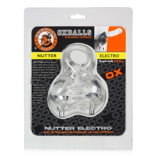 Oxballs - Nutter Electro Cocksling - Clear 照片