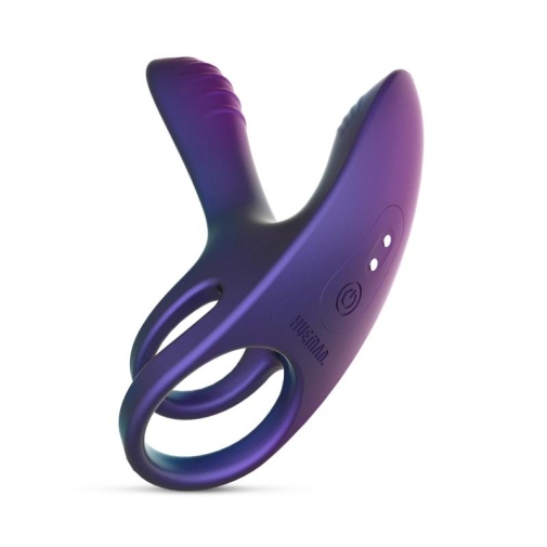 Hueman - Neptune Vibro Cock Ring - Purple photo