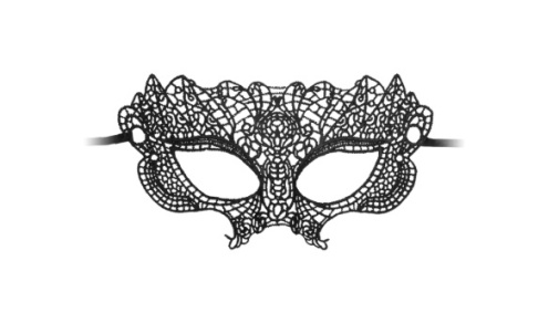 Ouch - Princess Lace Mask - Black photo