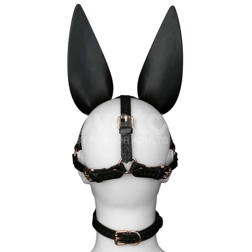 Lovetoy - Rebellion Reign Dark Bunny Face Mask - Black 照片