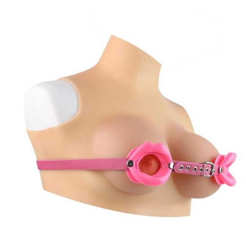 FAAK - Lips Nipple Clamps - Pink  photo