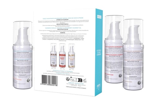 Exsens - Let's Travel Warming Massage Oils Set - 3x30ml photo