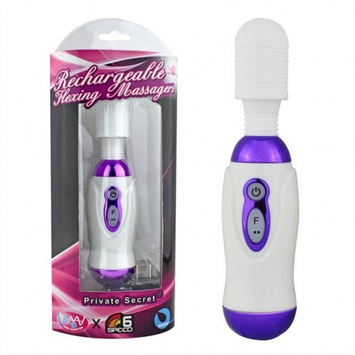 Aphrodisia - Private Rechargeable Flexible Massagers - Purple photo