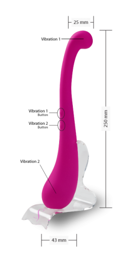 Swan - The Trumpeter Swan Vibrator - Pink photo